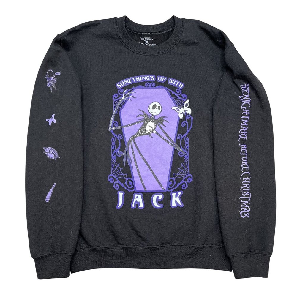 Disney's the Nightmare Before Christmas Black Sweatshirt Size Small